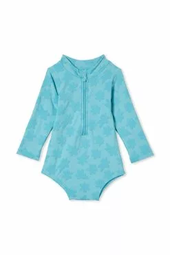 Jacqui Long Sleeve Ruffle Swimsuit