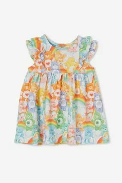 Megan Sleeveless Ruffle Dress- License