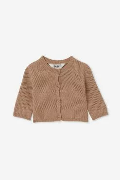 Organic Newborn Knit Cardigan