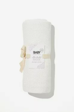 Organic Newborn Knit Blanket