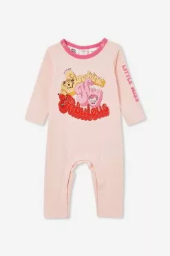 The Long Sleeve Ringer Snap Romper-Lcn