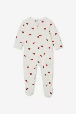 The Long Sleeve Zip Romper