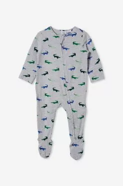 The Long Sleeve Zip Romper