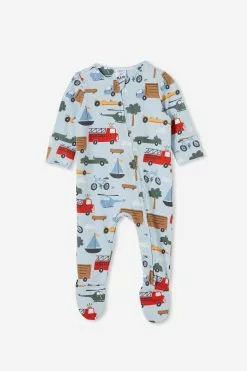 The Long Sleeve Zip Romper