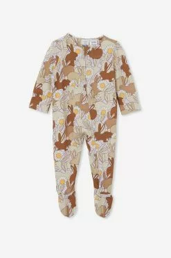 The Long Sleeve Zip Romper