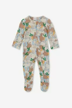 The Long Sleeve Zip Romper