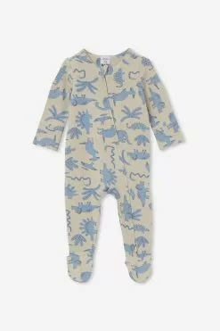 The Long Sleeve Zip Romper