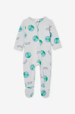 The Long Sleeve Zip Romper