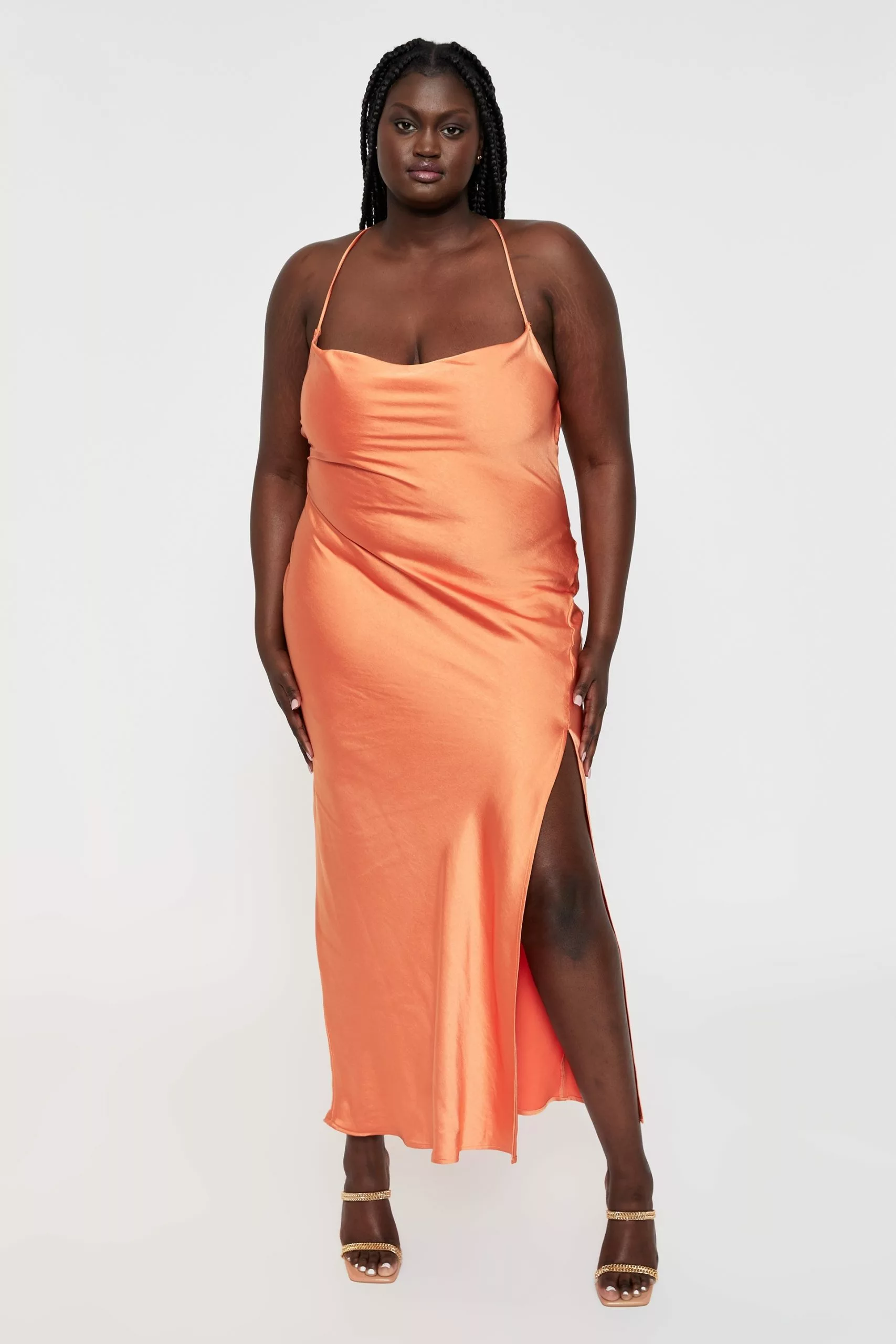 Caitlyn Cowl Neck Formal Dress - Image 6