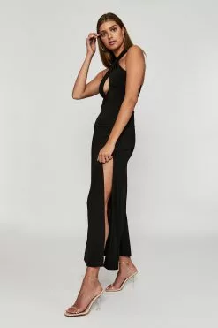 Sarah Halter Cut Out Formal Dress